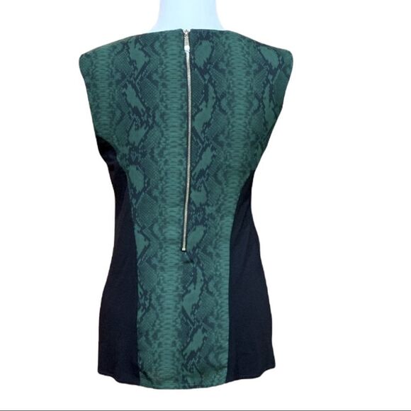 𝅺Vince Camuto Sleeveless Top New Green Sz M - Picture 5 of 10